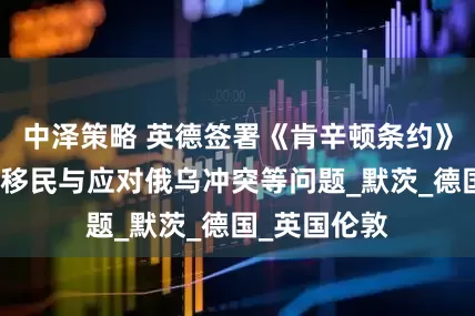 中泽策略 英德签署《肯辛顿条约》，聚焦非法移民与应对俄乌冲突等问题_默茨_德国_英国伦敦