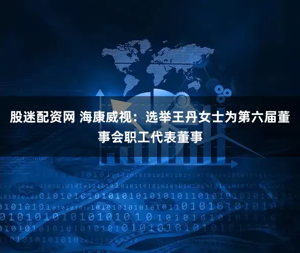 股迷配资网 海康威视：选举王丹女士为第六届董事会职工代表董事